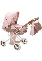 Poussette pour poupes avec capote Bear