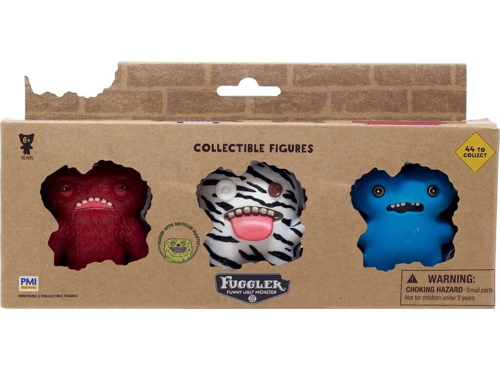 Fuggler Pack 3 Figuras Coleccionables de 7 cm