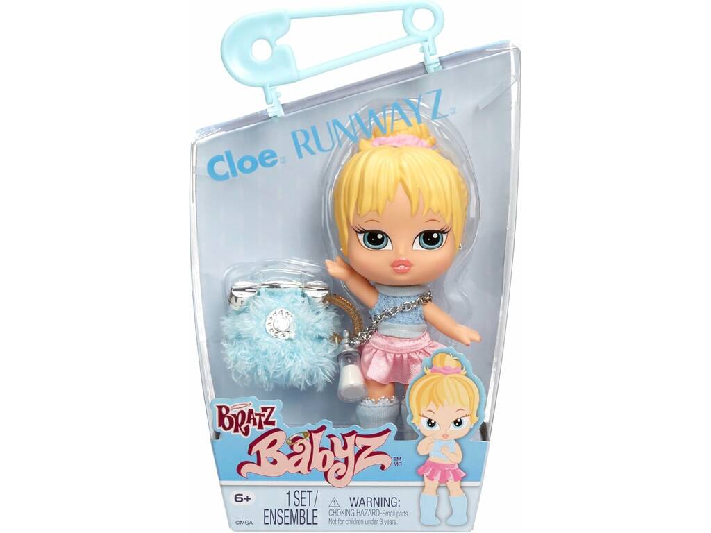 Bratz Babyz Runwayz Boneca Cloe com Acessórios