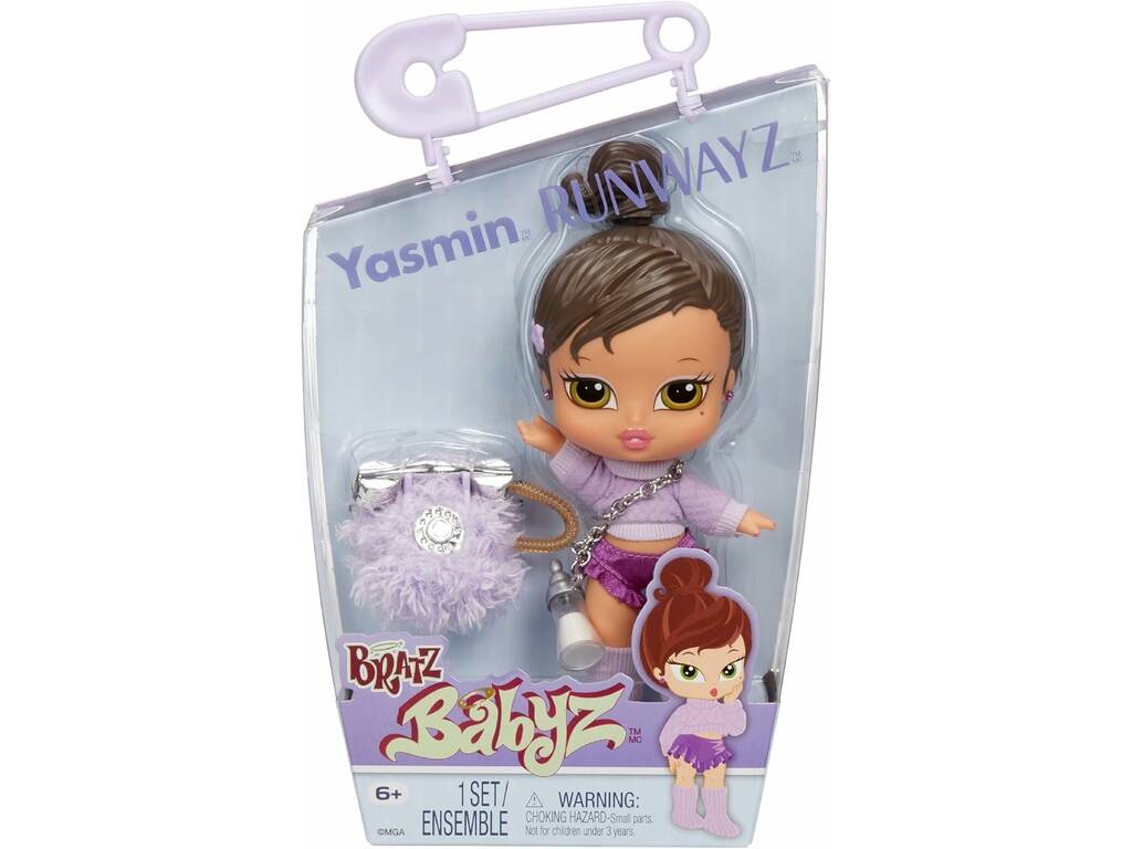 Bratz Babyz Runwayz Boneca Yasmin com Acessórios