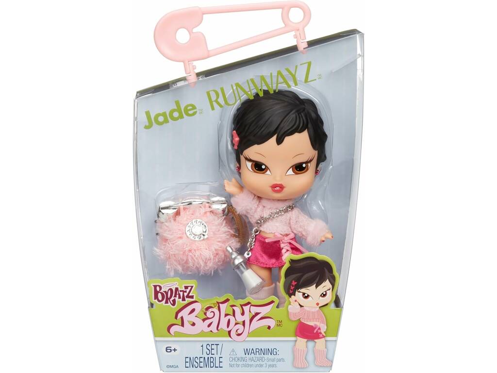 Bratz Babyz Runwayz Boneca Jade com Acessórios