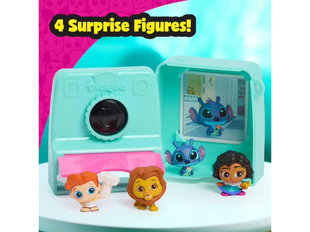 Disney Doorables Remember When Lil Moments Peek avec 4 figurines