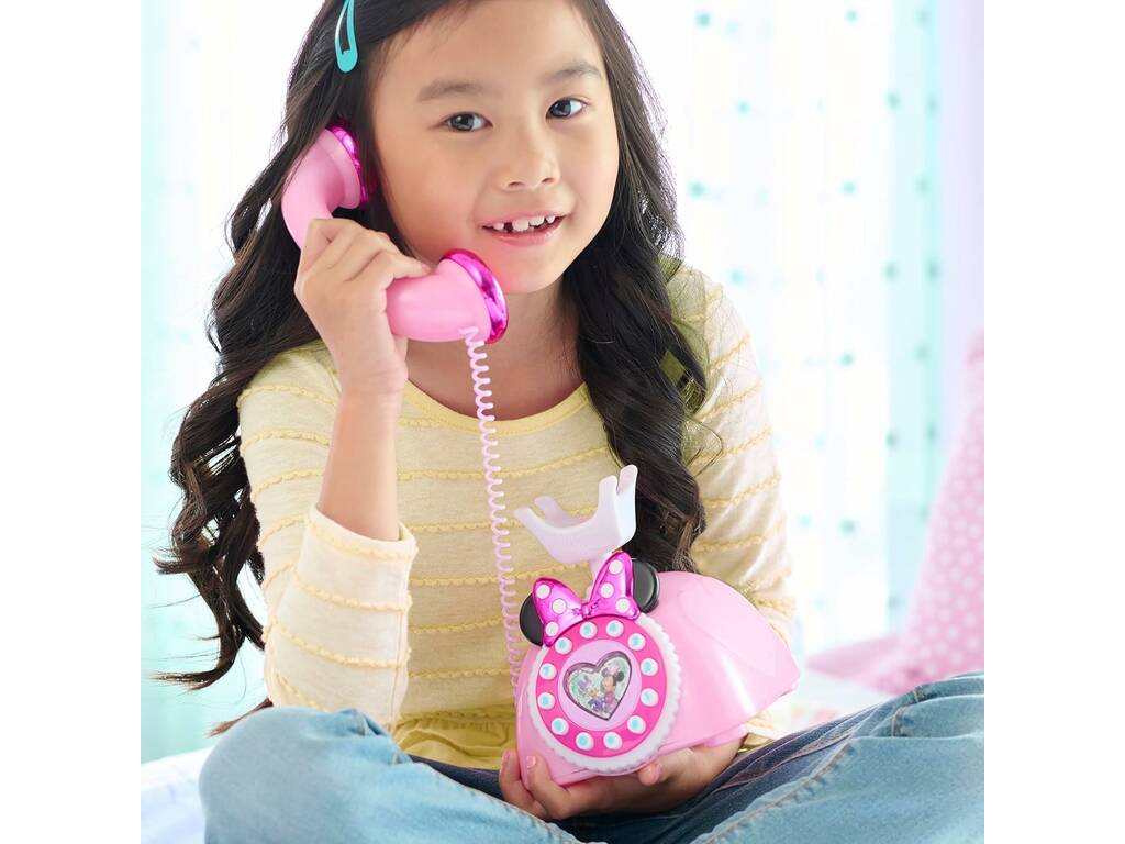 Disney Junior Minnie Téléphone à cadran rotatif