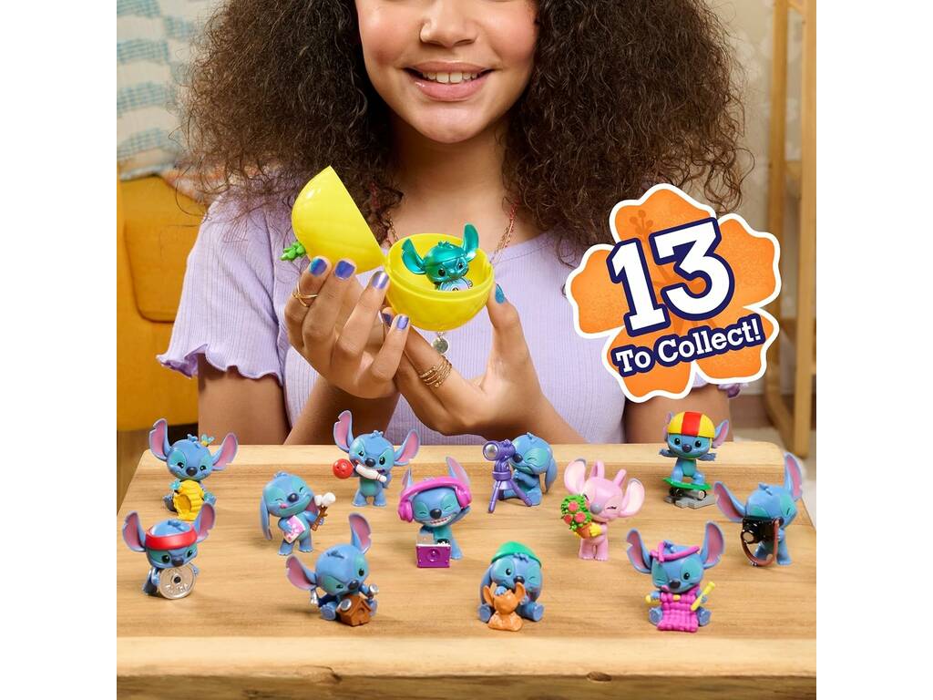 Stitch Surprise Ball Mini figurine à collectionner en forme d'ananas