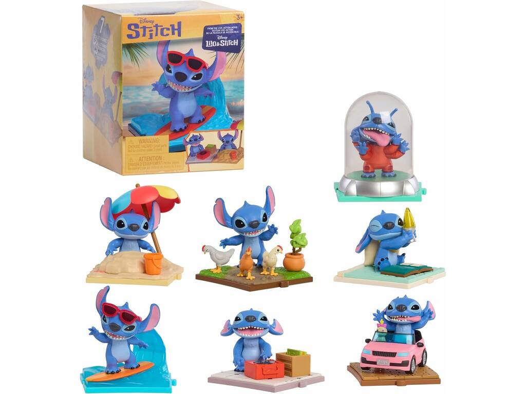Boîte à figurines surprise Disney Stitch