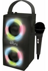IParty Altifalante Luminoso Bluetooth com Microfone