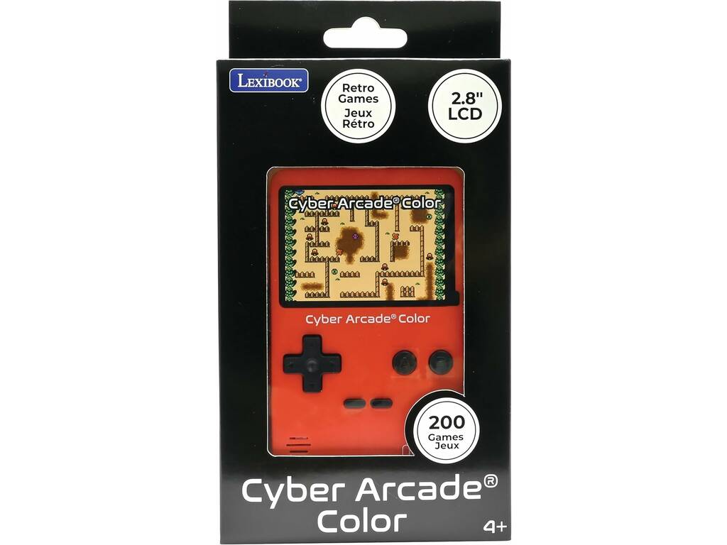 Cyber Arcade Color Console portable avec 200 jeux