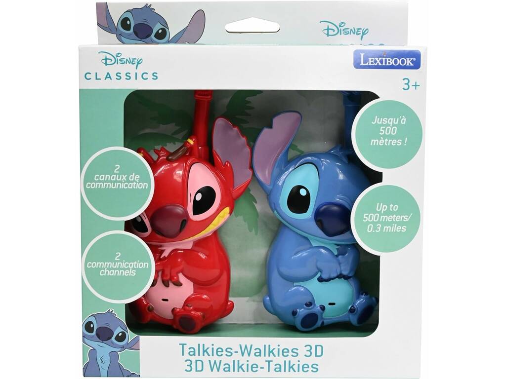 Disney Stitch Walkie Takie 3D