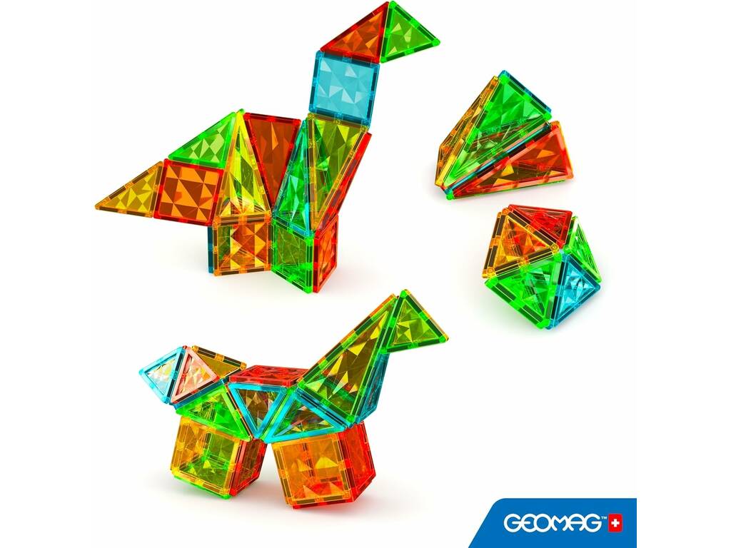 Tuiles magnétiques Geomag Gems, 44 pièces