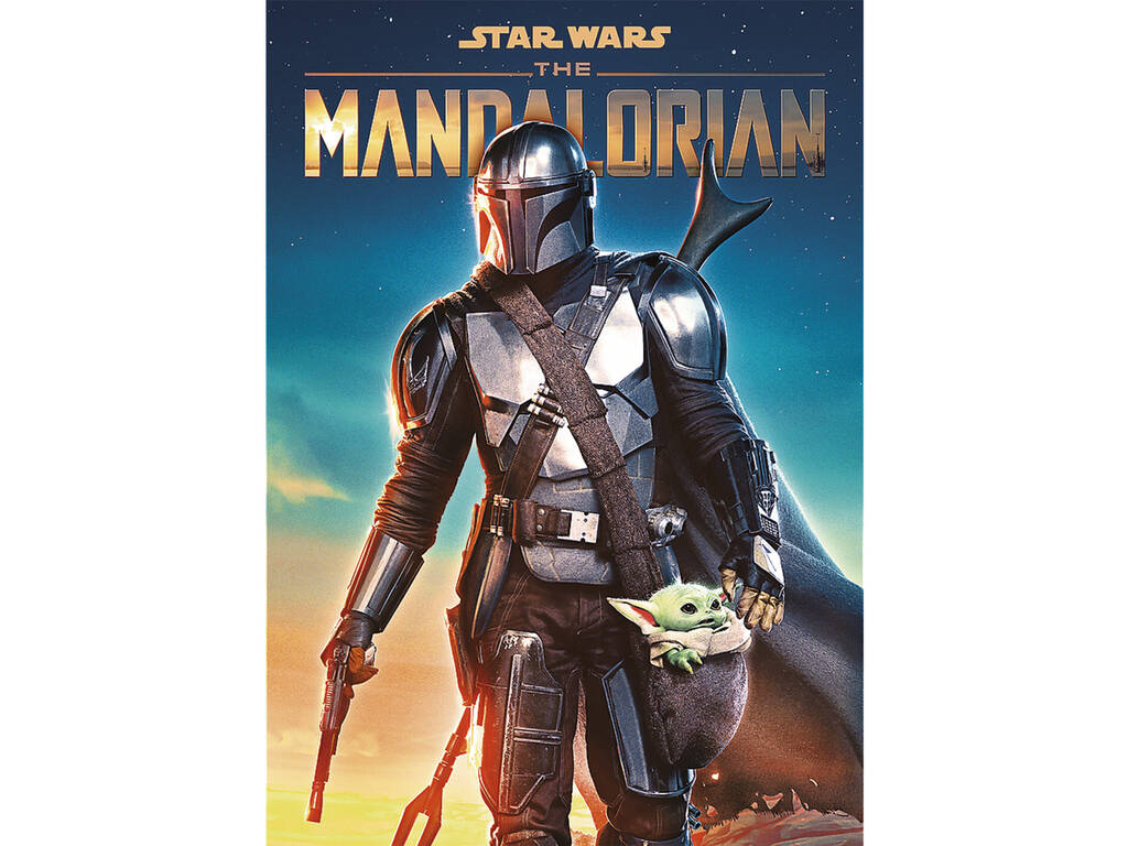 Star Wars Le Mandalorien Puzzle de 1 000 pièces de première qualité