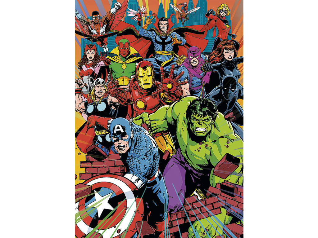 Puzzle Marvel Heroes 1000 pièces Premium