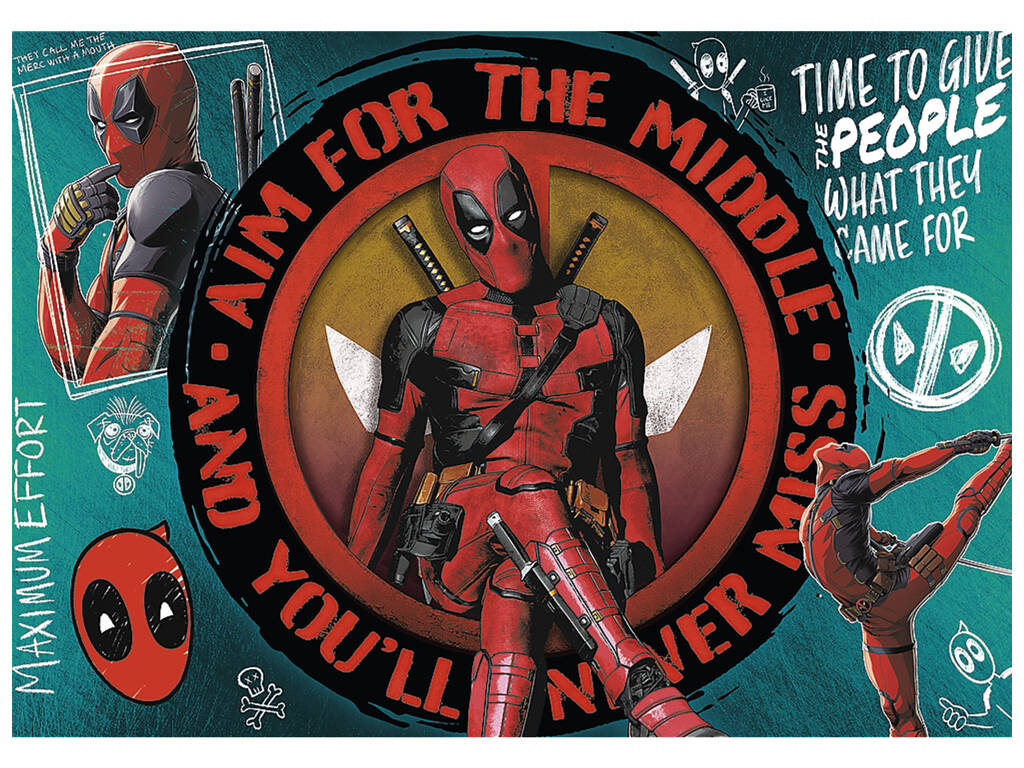 Puzzle 1000 pièces Marvel Deadpool & Wolverine Premium