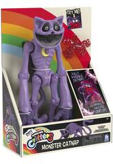 Poppy Playtime Smiling Critters 28 cm Monster Catnap Figure avec lumière