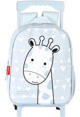 Sac  dos pour la crche Pr Girafe avec roulettes