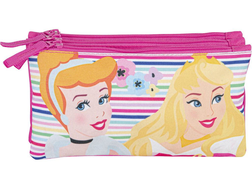 Triple portefeuille plat Princesses Disney Caring