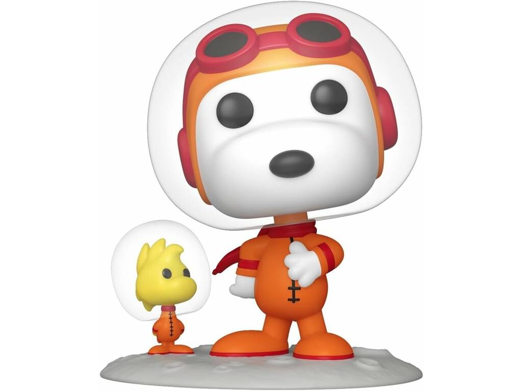 Funko Pop Television Peanuts Figura Snoopy Astronauta y Woodstock