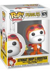 Funko Pop Television Peanuts Figura Snoopy Astronauta y Woodstock