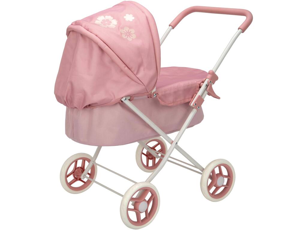 Poussette pour poupées avec capote Elegance