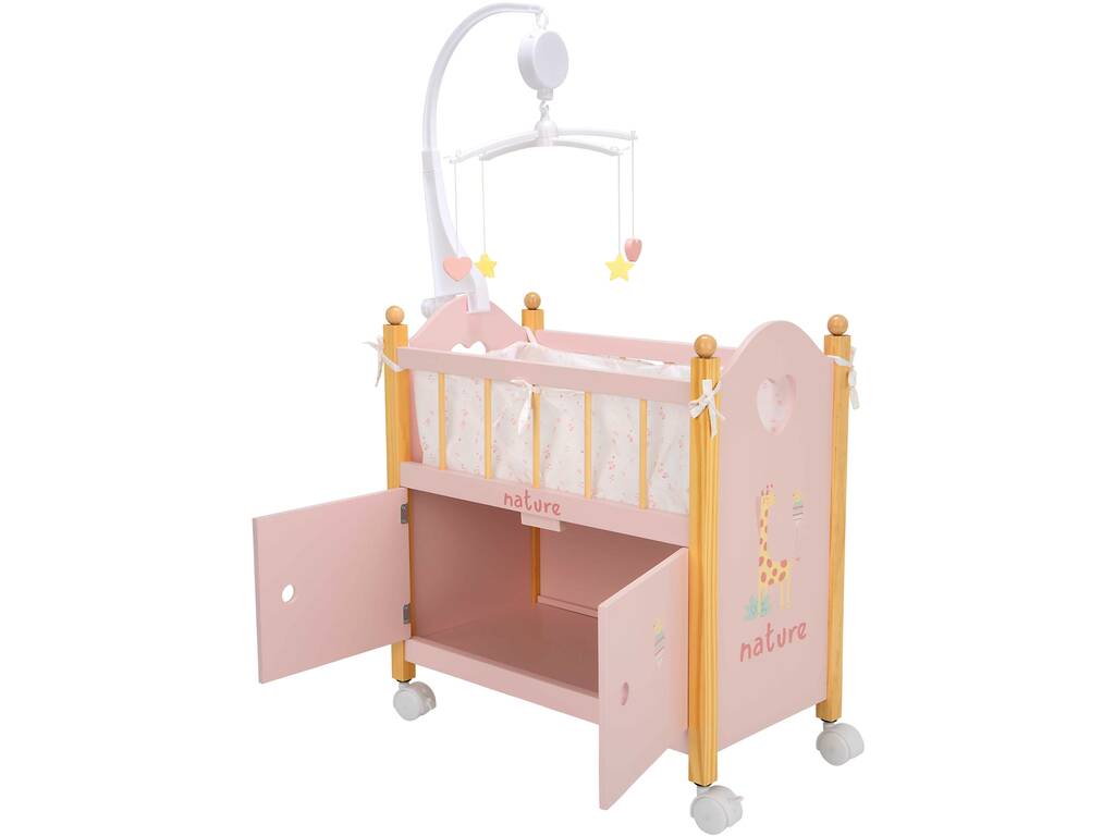 Ma berceau armoire avec carrousel Nature