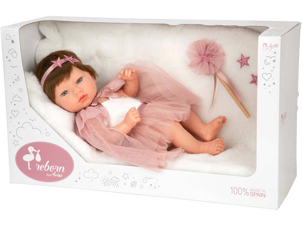 Poupée Reborn Princess Rose de 38 cm avec couverture