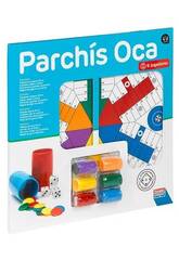 Parcheesi et jeu de l'oie avec accessoires