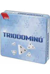 Triodomino avec boîte en fer-blanc