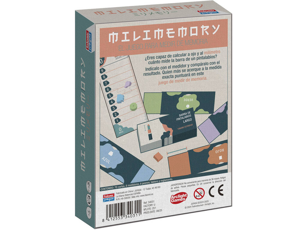 Millimemory Le jeu de mesure de la mémoire