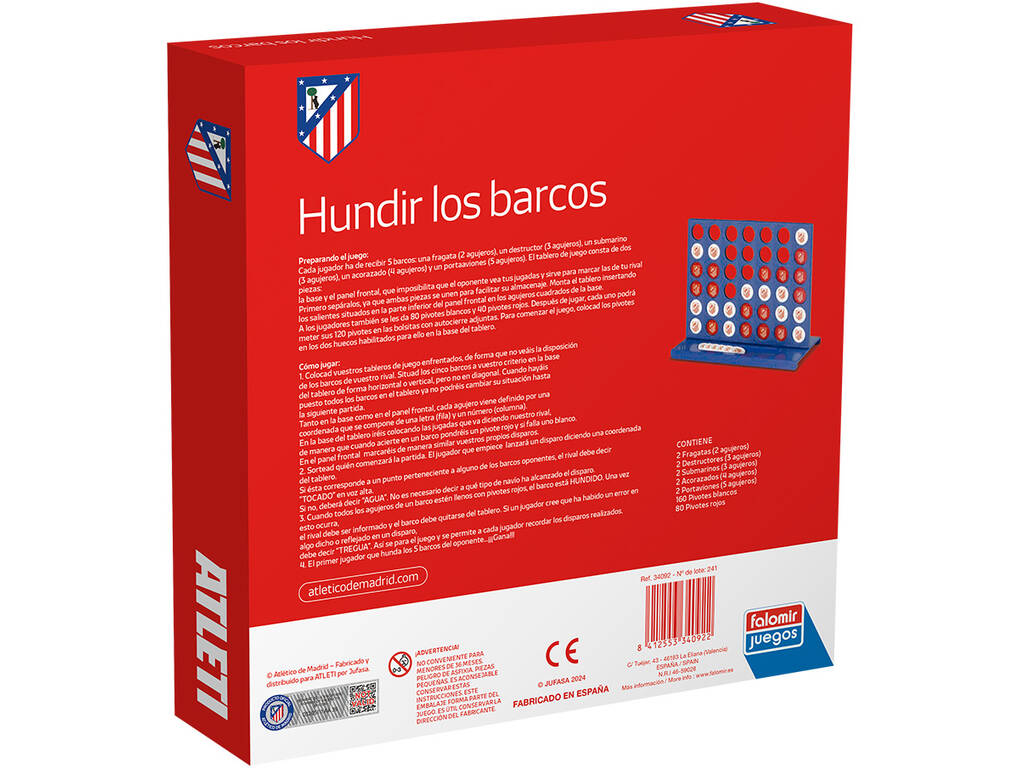 Couler les navires Atlético de Madrid