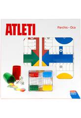Parcheesi et jeu de l'oie de l'Atletico de Madrid 40x40 cm