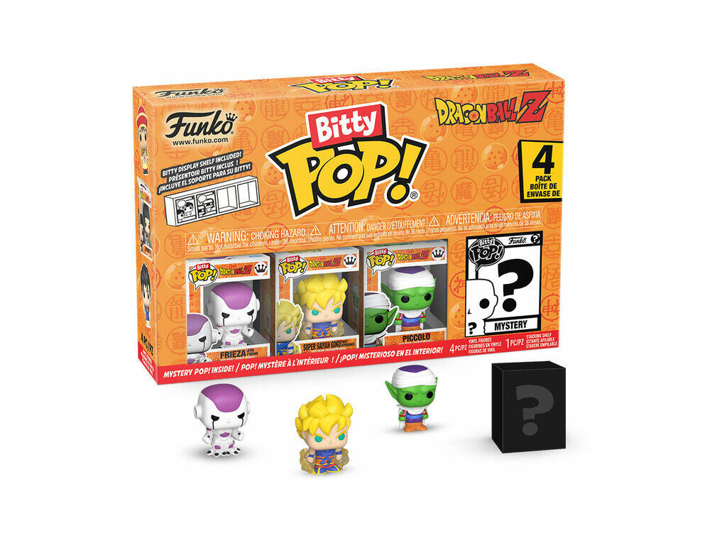Funko Pop Bitty Dragon Ball Z Pack 4 mini Figuras con Freza 4th Form