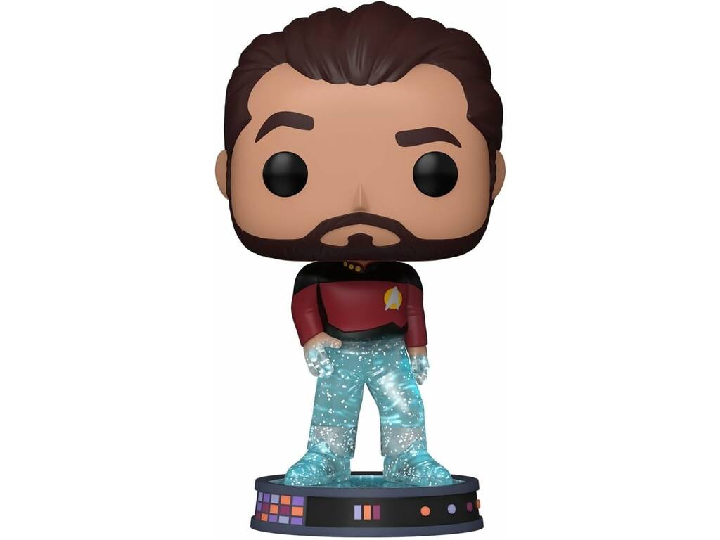 Funko Pop Plus Star Trek The Next Generation William T. Riker Glitter Figure