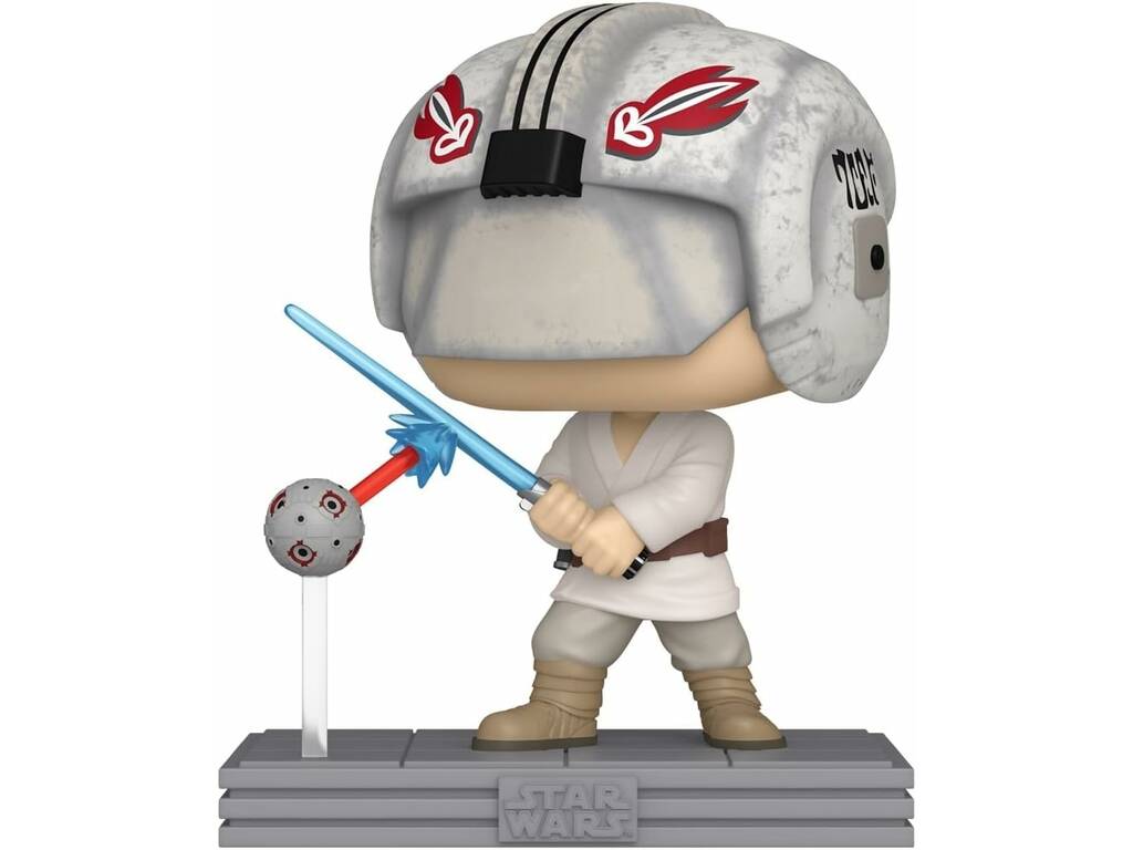 Funko Pop Star Wars Figura Luke Skywalker con Remote y Cabeza Oscilante