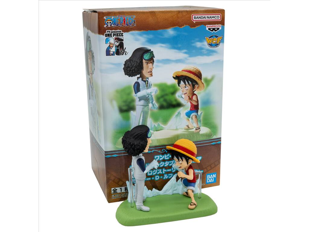 One Piece WCF Monkey D. Luffy vs Kuzan 8x9x5 cm Figure