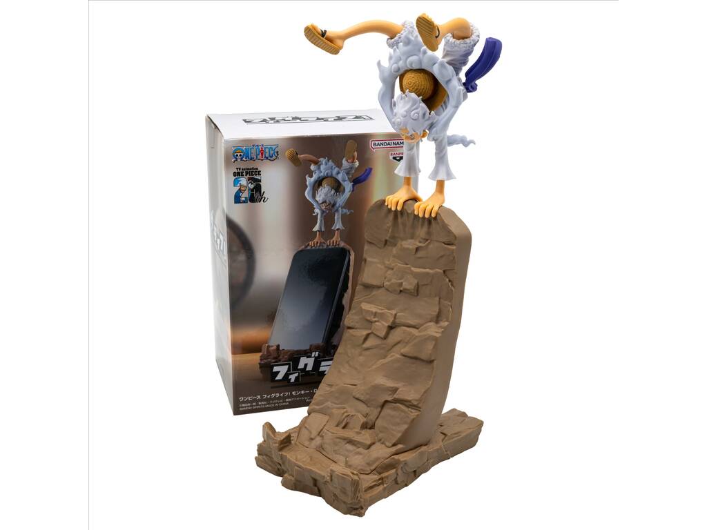 One Piece FL Vol. 2 Monkey D. Luffy Figure Gear5 avec base mobile