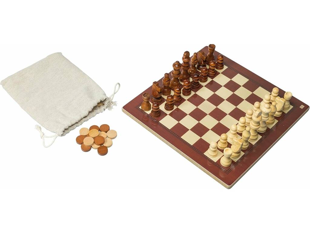 Jeu de dames avec boîte en fer-blanc