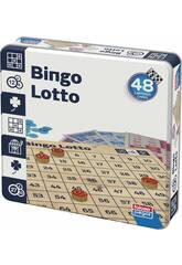 Bingo Lotto dans une boîte en fer-blanc