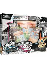 Bote de Collection Pokmon TCG Ecarlate et Pourpre Fulgor Noir et Blanc Flamme Illustration Victini