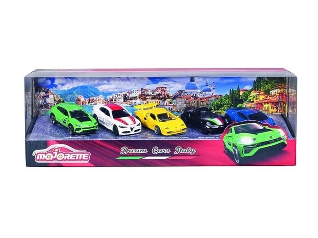 Majorette Pack 5 voitures Dream Cars Italie