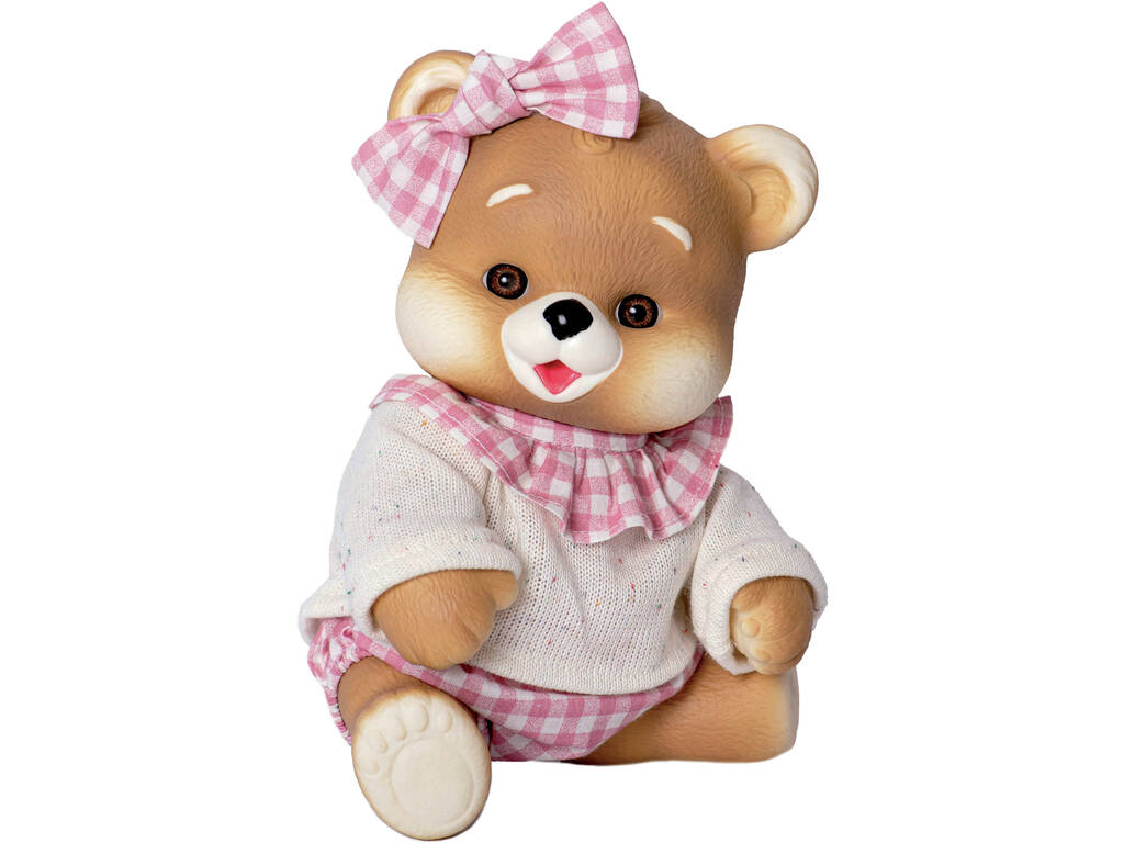Poupée Ours 25 cm avec jersey beige