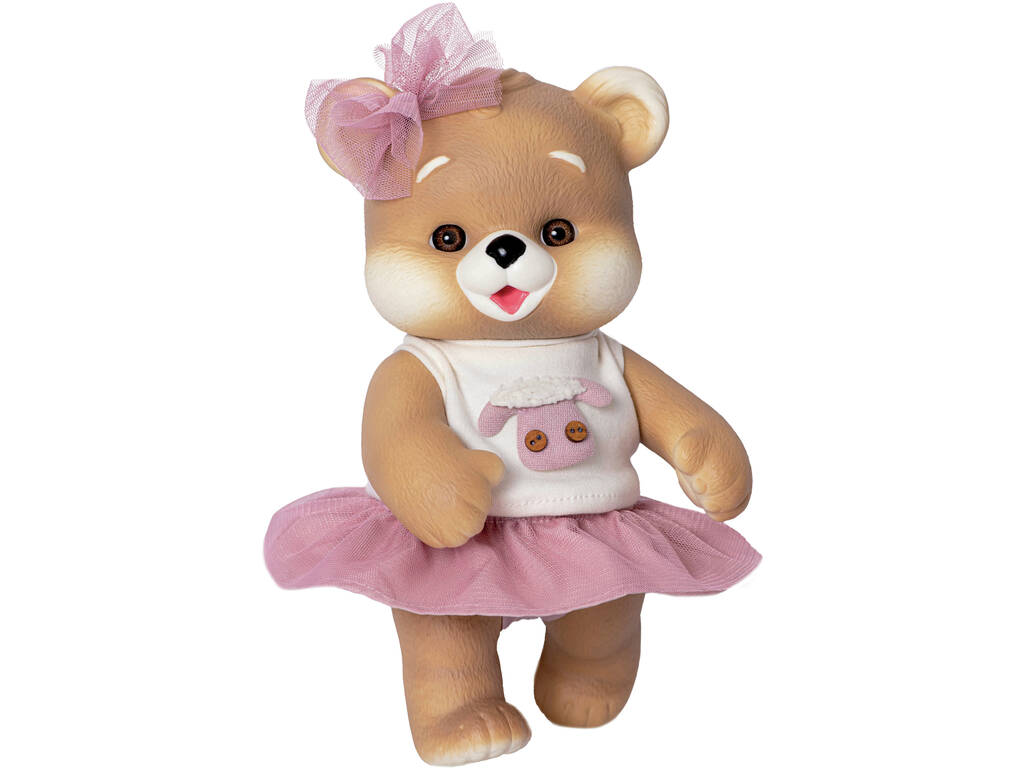Poupée Ours 25 cm avec jupe en tulle