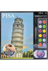 Diamantiny Decorar com Gemas Torre de Pisa