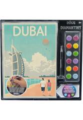 Diamantiny Décorer avec des pierres précieuses Carte postale Dubaï