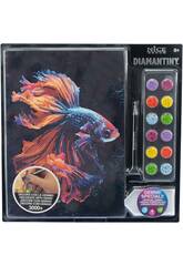 Diamantiny Decorar com Gemas Peixe Lutador