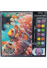 Diamantiny Dcorer avec des pierres prcieuses Poisson clown