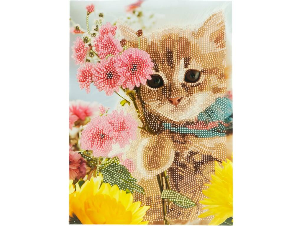 Diamantiny Decorar con Gemas Gato