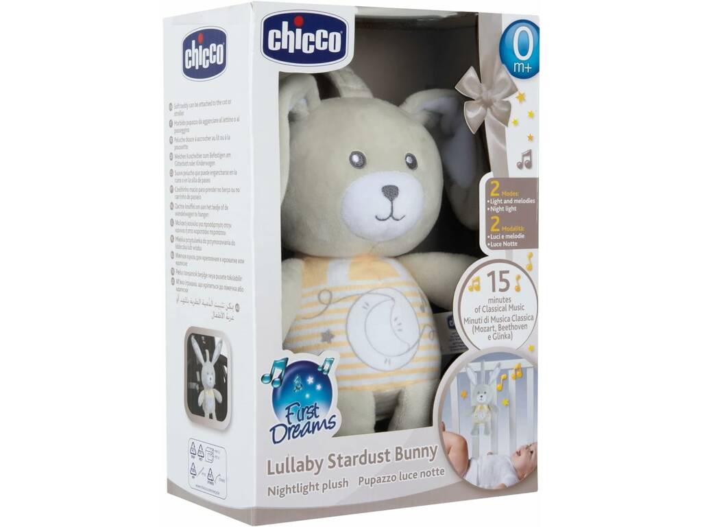 Mi Primer Peluche Conejito con Luz y Sonidos
