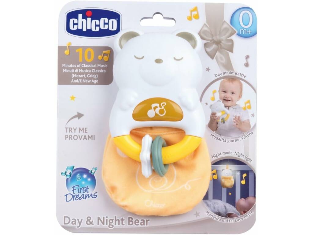 Osito Día y Noche 2 en 1 con Luz y Sonidos