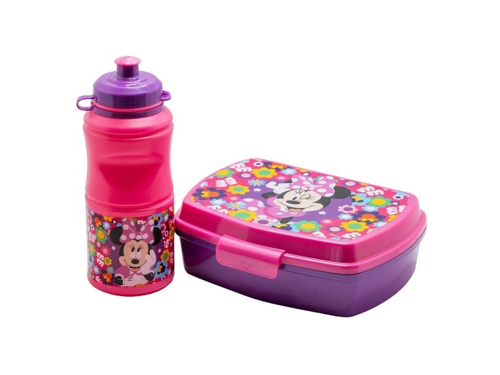 Set Sandwichera et bouteille Minnie Mouse