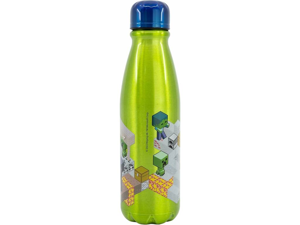 Bouteille en aluminium pour enfants Minecraft 600 ml