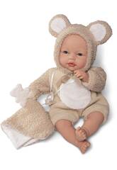Poupée Bimba Lagrimitas de 37 cm avec costume d'ourson